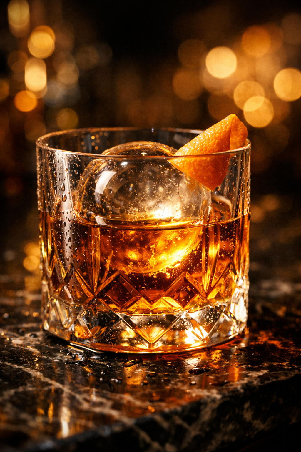 A beautifully crafted cocktail